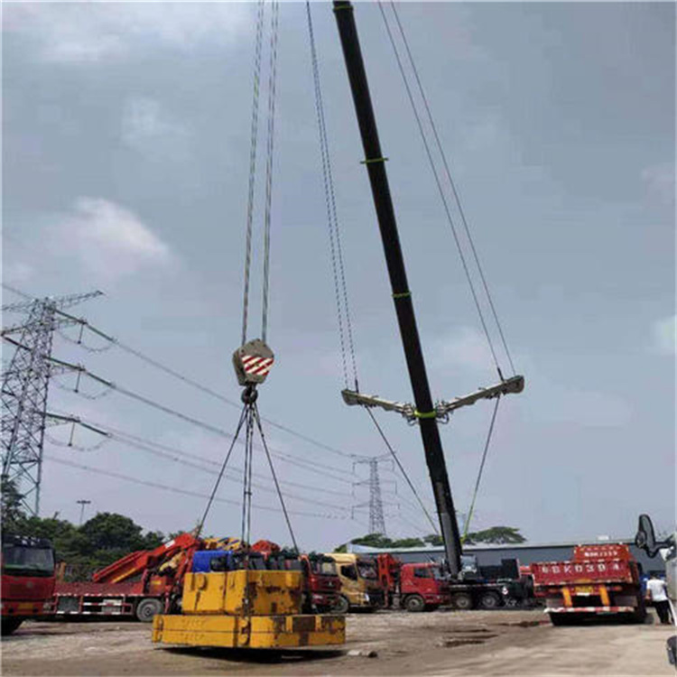 荣邦乡风电设备吊装